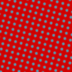 Creative Pattern Design Background Wallpaper Red Blue Star Combo