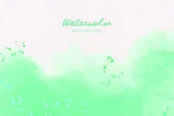 green watercolor background