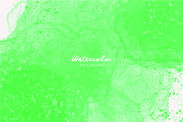 green watercolor background