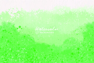 green watercolor background