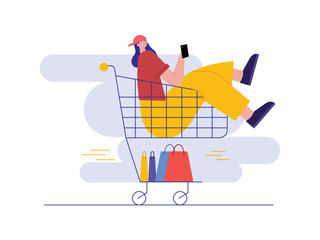 Urban life vector illustration