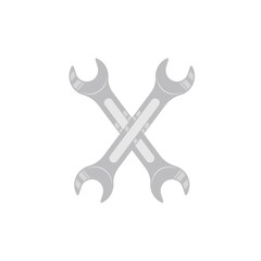 wrench vector element concept design template