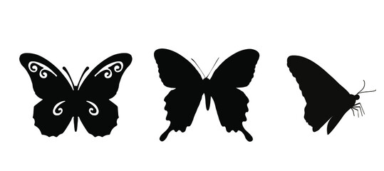 butterfly silhouette vector