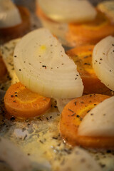 Cebola e Cenoura temperadas