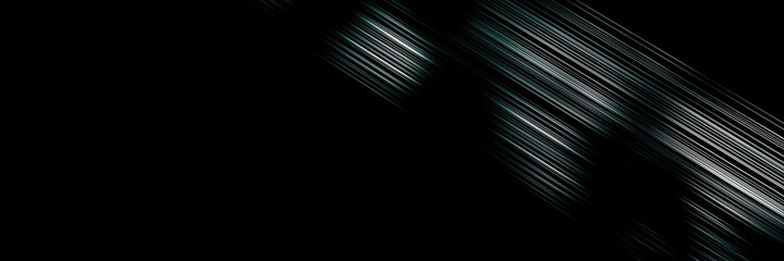 metallic glare copy space banner. minimalistic background