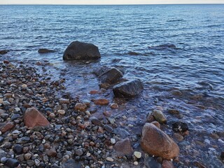 stones on the beach