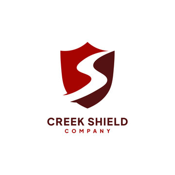 Creek Shield Logo Stock Photos  Vector Images.
