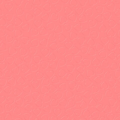 heart shapes outlines engraved on pink wedding repetitive background. vector seamless pattern. valentines day. fabric swatch. wrapping paper. modern stylish texture. greeting card design template