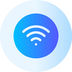 wifi gradient icon