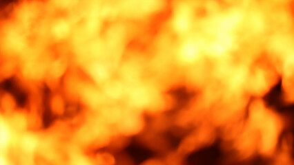 Horizontal background image of a red-hot flame