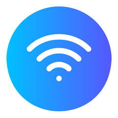 wifi gradient icon