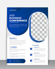 Creative Business Flyer, Brochure, Leaflet design template, A4 modern Vector Flyer and Mock up Template layout of poster, flyer, brochure and banner report