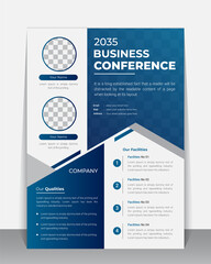 Creative Business Flyer, Brochure, Leaflet design template, A4 modern Vector Flyer and Mock up Template layout of poster, flyer, brochure and banner report