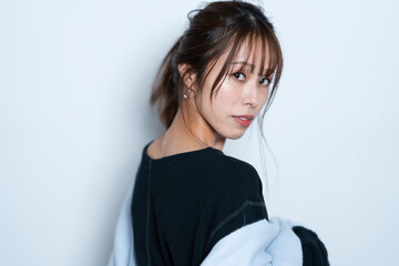 Obraz premium 冬ファッションの女性
