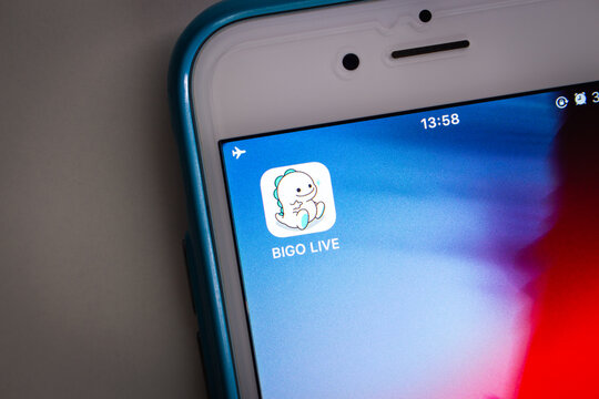 Kumamoto / JAPAN - Sep 19 2020 : Bigo Live app, a live streaming platform where users are able to share live moments with followers. It is owned by a Singapore-based company called BIGO Technology
