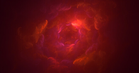 3D rendering abstract technology fractal background