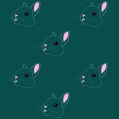 seamless pattern with mouse
