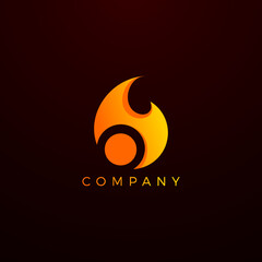 Fire Logo Simple