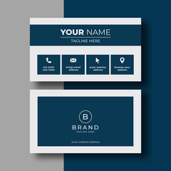 Naklejka premium Corporate Creative Business Card