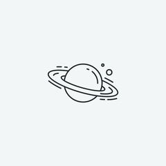 Universe vector icon illustration sign