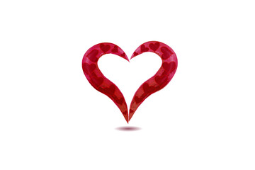Love heart valentines day symbol icon logo vector image graphic design illustration template