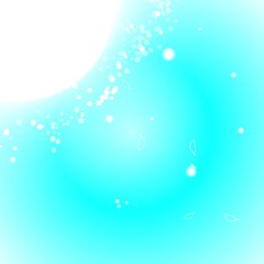 希望　光　青　壁紙