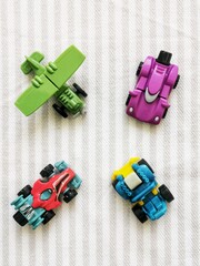 A collection of tiny toys. 