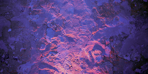 Fototapeta na wymiar stone purple wall empty background violet dark concrete seamless painted pink light facade texture