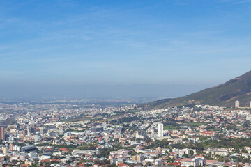Fototapeta na wymiar Cape Town seen from Signal Hill