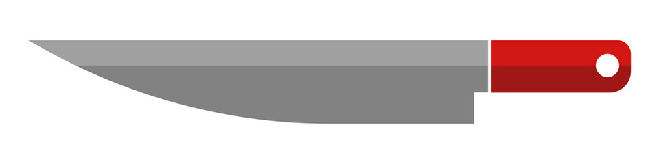 Obraz premium Kitchen knife icon. Weapon icon. Vector.