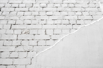 white brick wall background