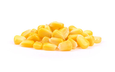 corn on a white background