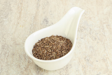 Zira seeds in the bowl