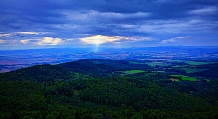 Widok na kotlinę Kłodzką