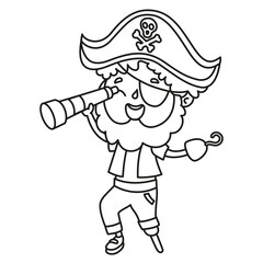 Line Art Drawing For Kids Coloring Page
