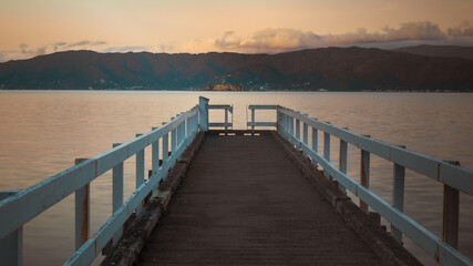 Obraz premium Seatoun Wharf