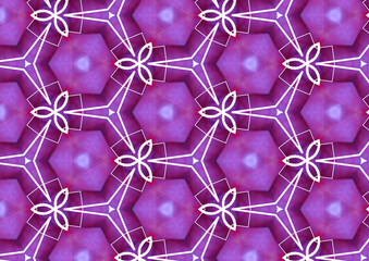 Abstract purple pattern with geometric shape line. For interior design, printing, textile industry, tablecloths.