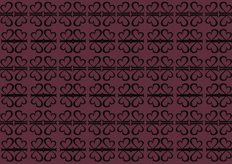 A pattern made from number 2, for wallpaper and decoration