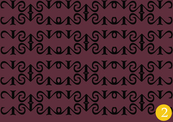 A pattern made from number 2, for wallpaper and decoration