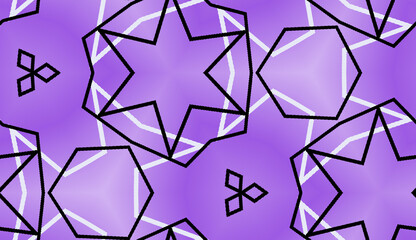 Abstract purple pattern with geometric shape line. For interior design, printing, textile industry, tablecloths.seamless background