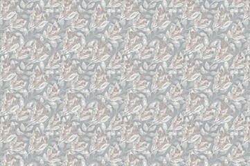 Retro background. Light flowers on a gray background. Watercolor backdrop for scrapbooking, packaging, cards.