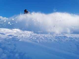 snowboarder jumping in the air
