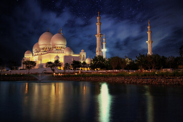 Obraz premium Sheikh Zayed Mosque