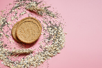 oatmeal cookies with chia sesame