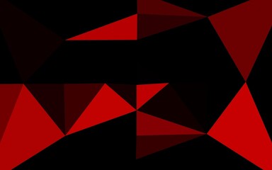 Fototapeta premium Light Red vector triangle mosaic template.