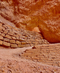 Hiking deep into Bryce Canyon and looking up adds wonderment to the natural beauty surrounding this traveler