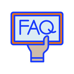 customer faq Isolated Vector icon which can easily modify or edit

