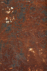 Rust of metals.Corrosive Rust on old iron white