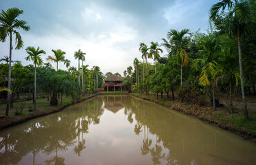 Fototapeta na wymiar Pavilion in the garden in Thailand