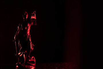 Judge's gavel . Law and justice concept , multi - exposure.